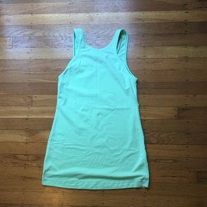 Lululemon High Neck Racerback Tank—Bright Seafoam